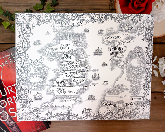 A Court of Thorns and Roses Map