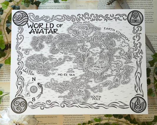 Avatar the Last Airbender Map