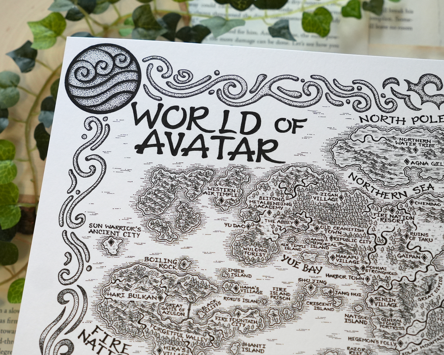 Avatar the Last Airbender Map