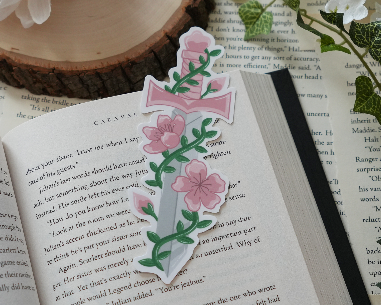 Pretty in Pink Sword Bookmarks