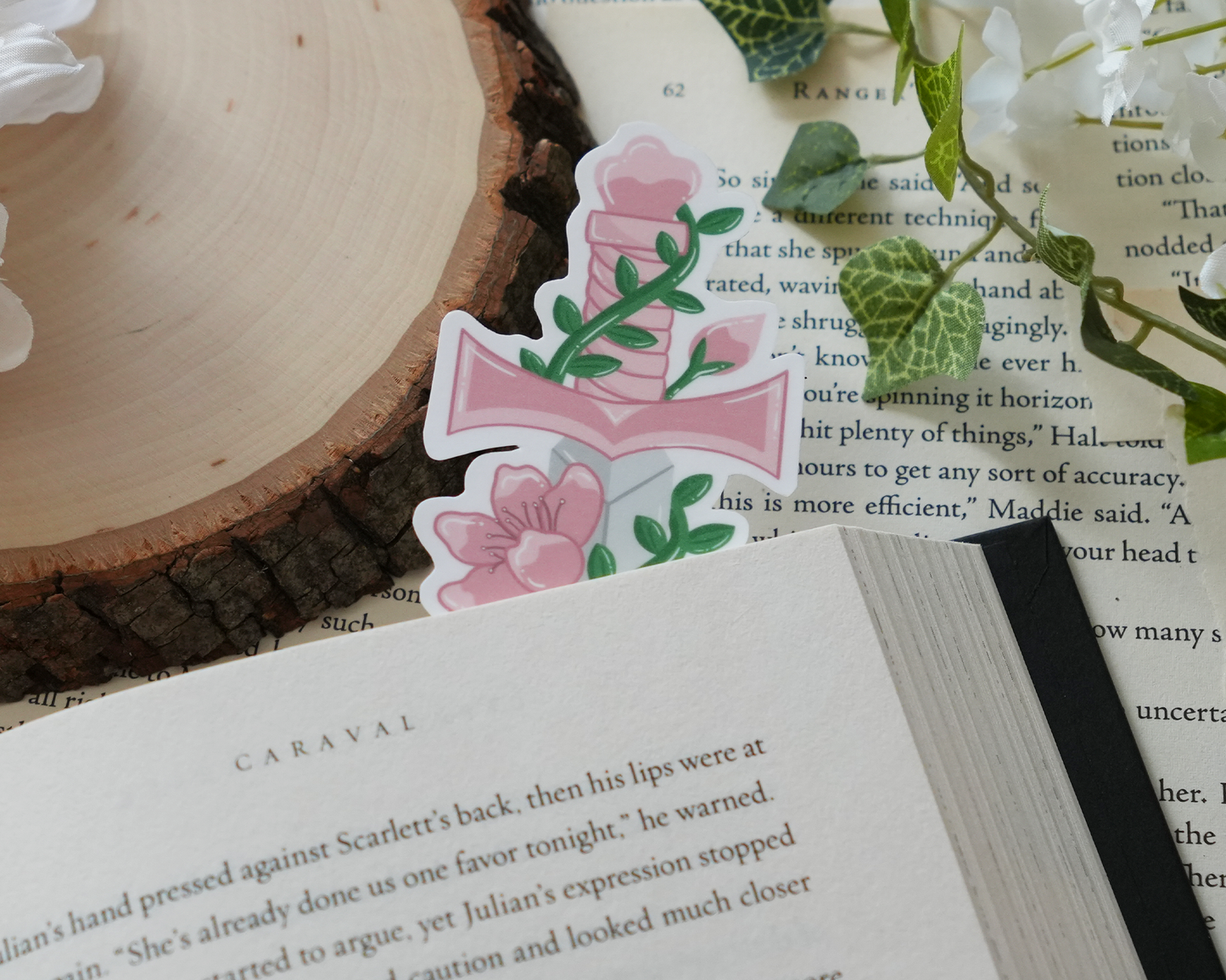 Pretty in Pink Sword Bookmarks