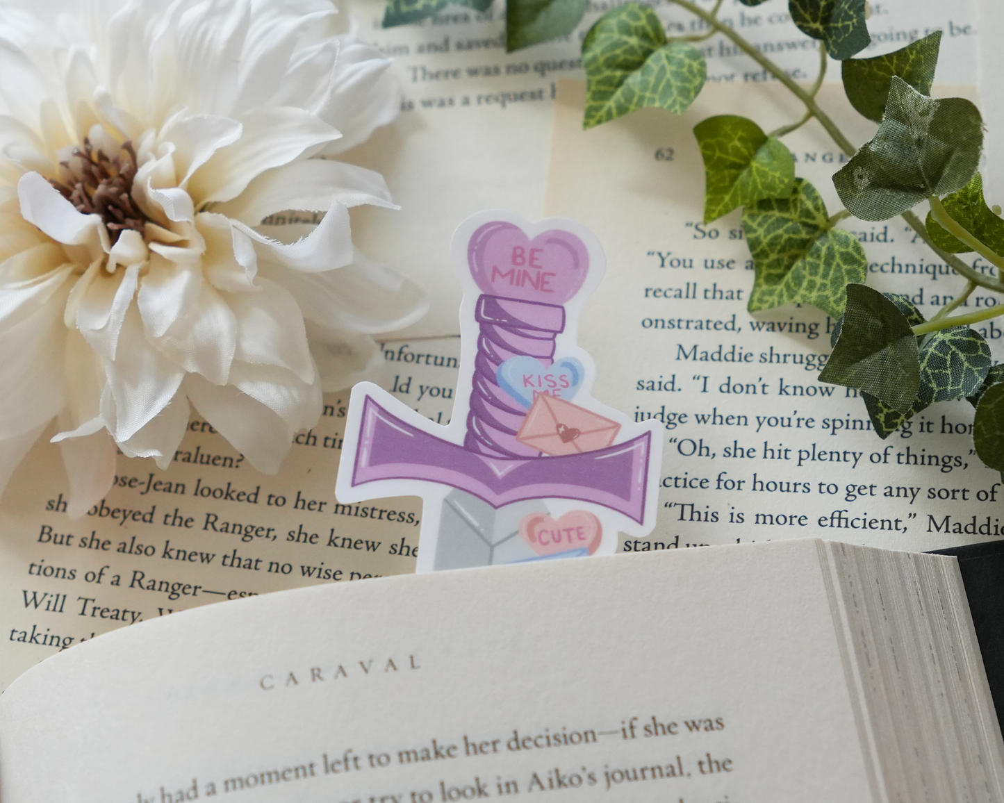 Valentine's Sword Bookmarks