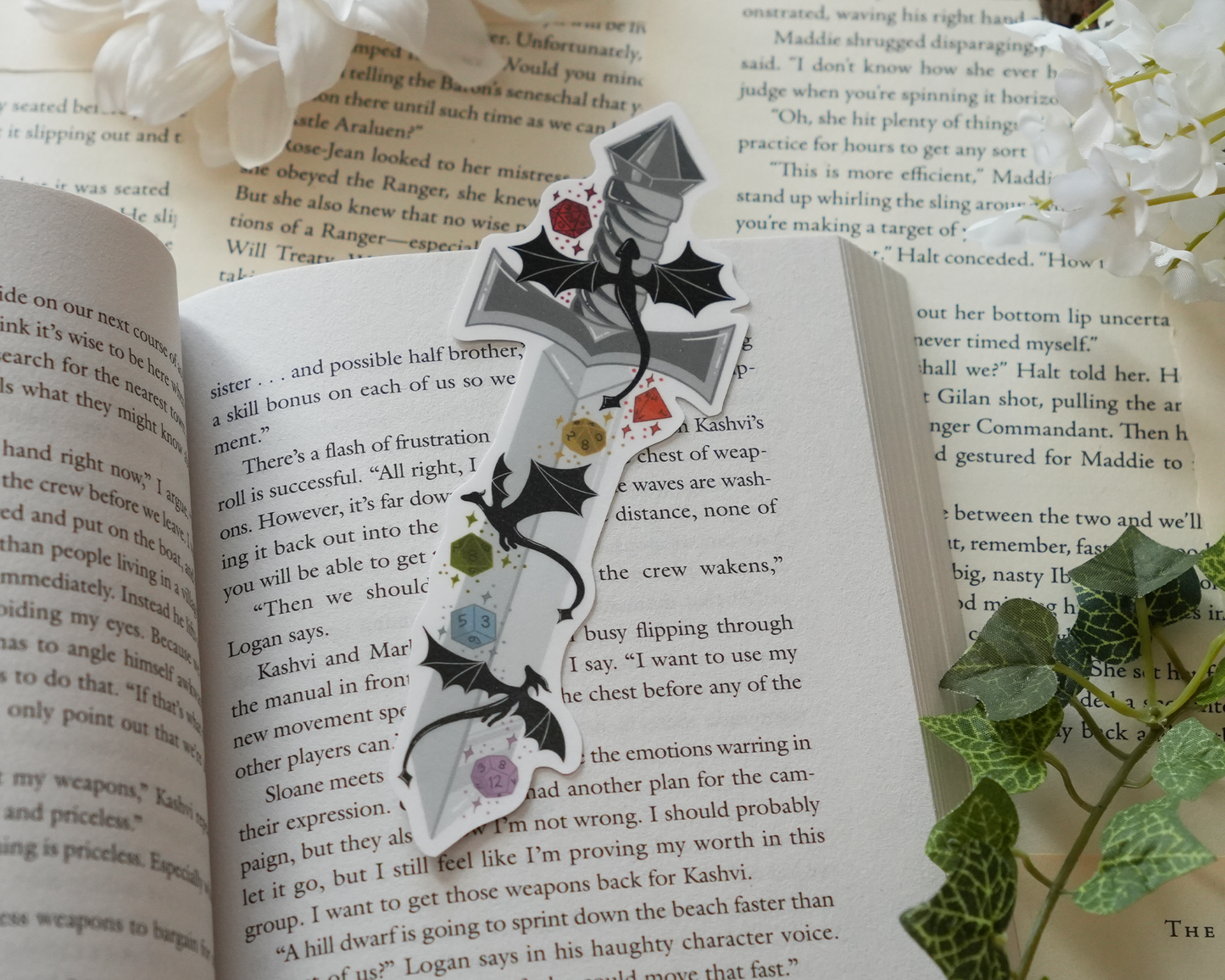 DnD Dice Sword Bookmarks