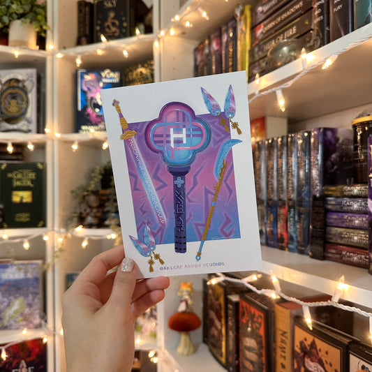 K-Pop Demon Hunters Weapons Print