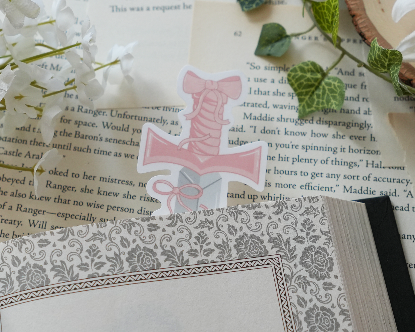 Pretty in Pink Sword Bookmarks