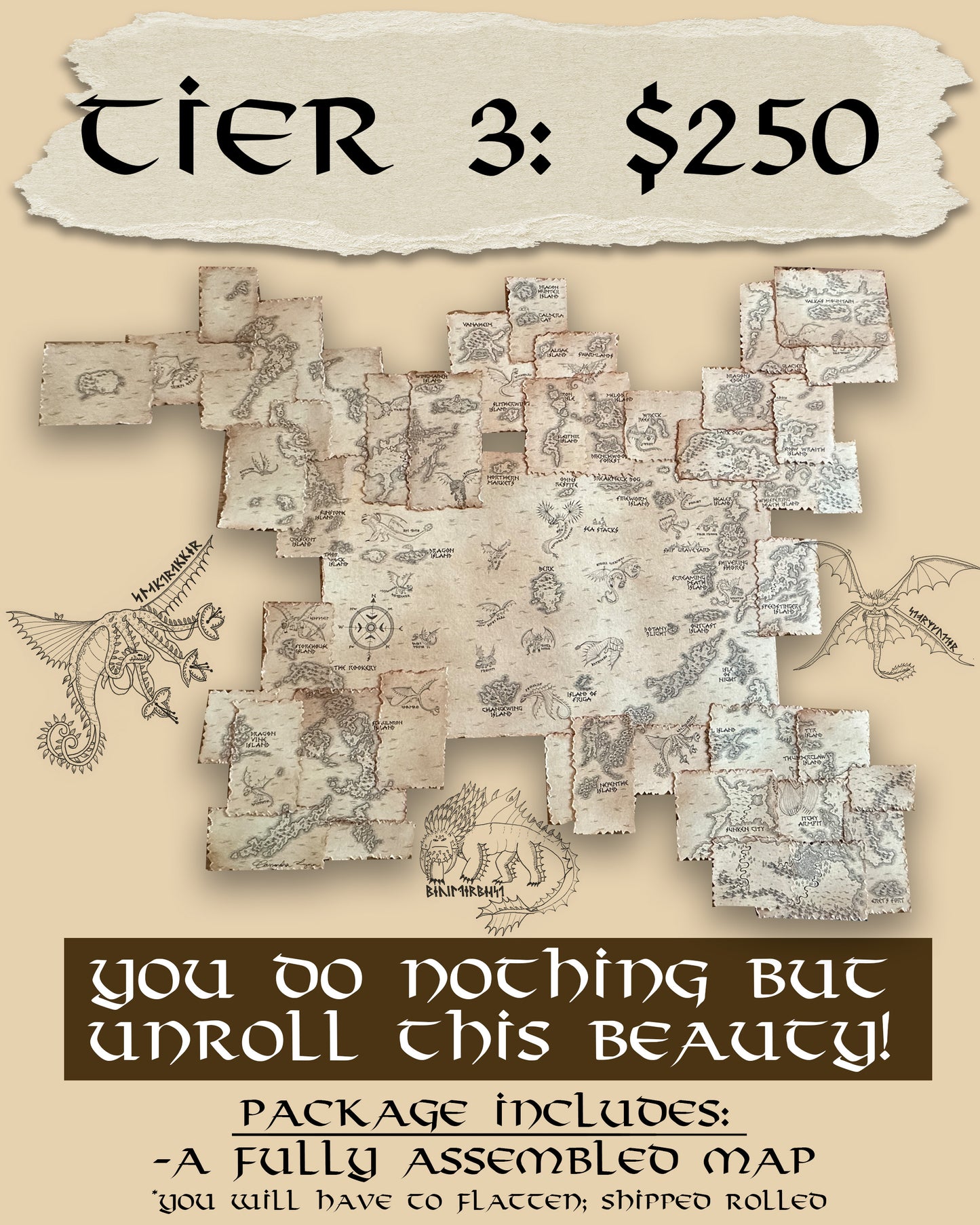 How To Train Your Dragon Map