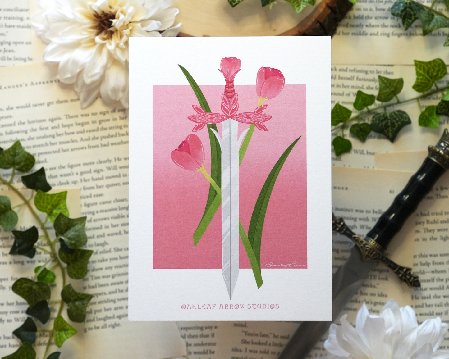 Tulip Sword Print