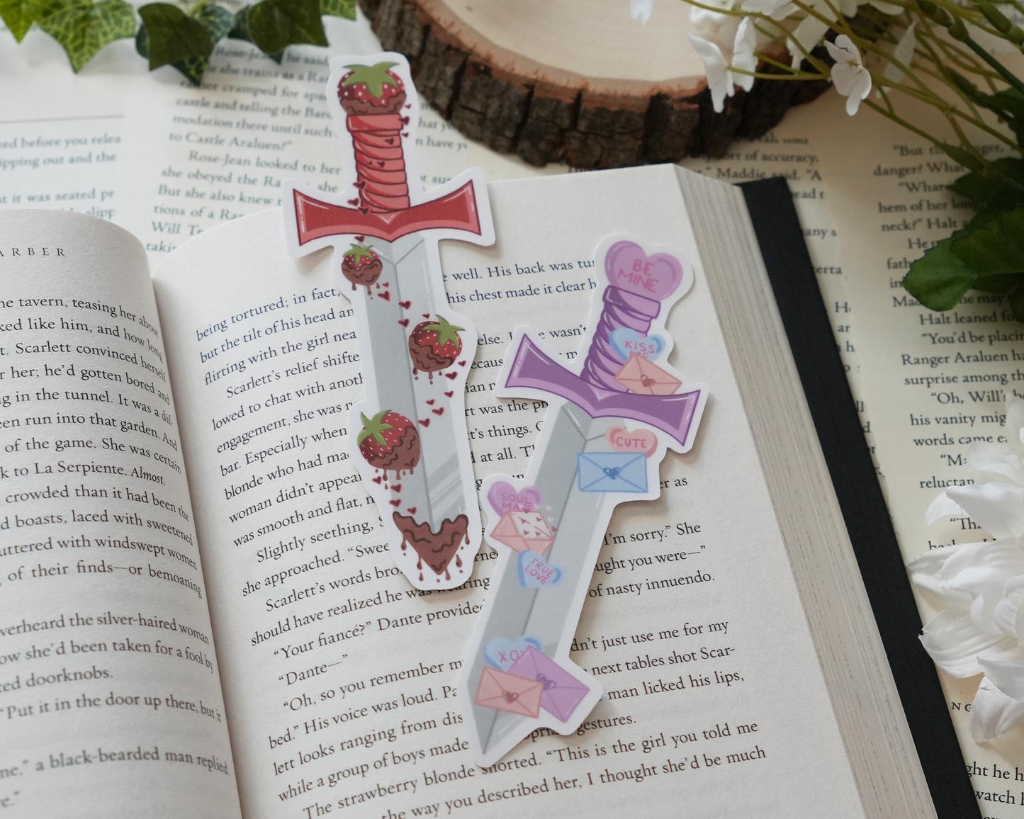 Valentine's Sword Bookmarks