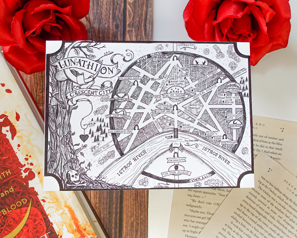 Crescent City Map Oakleaf Arrow Studios