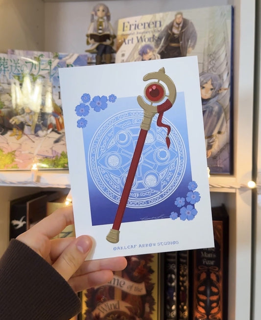 Frieren Staff Print