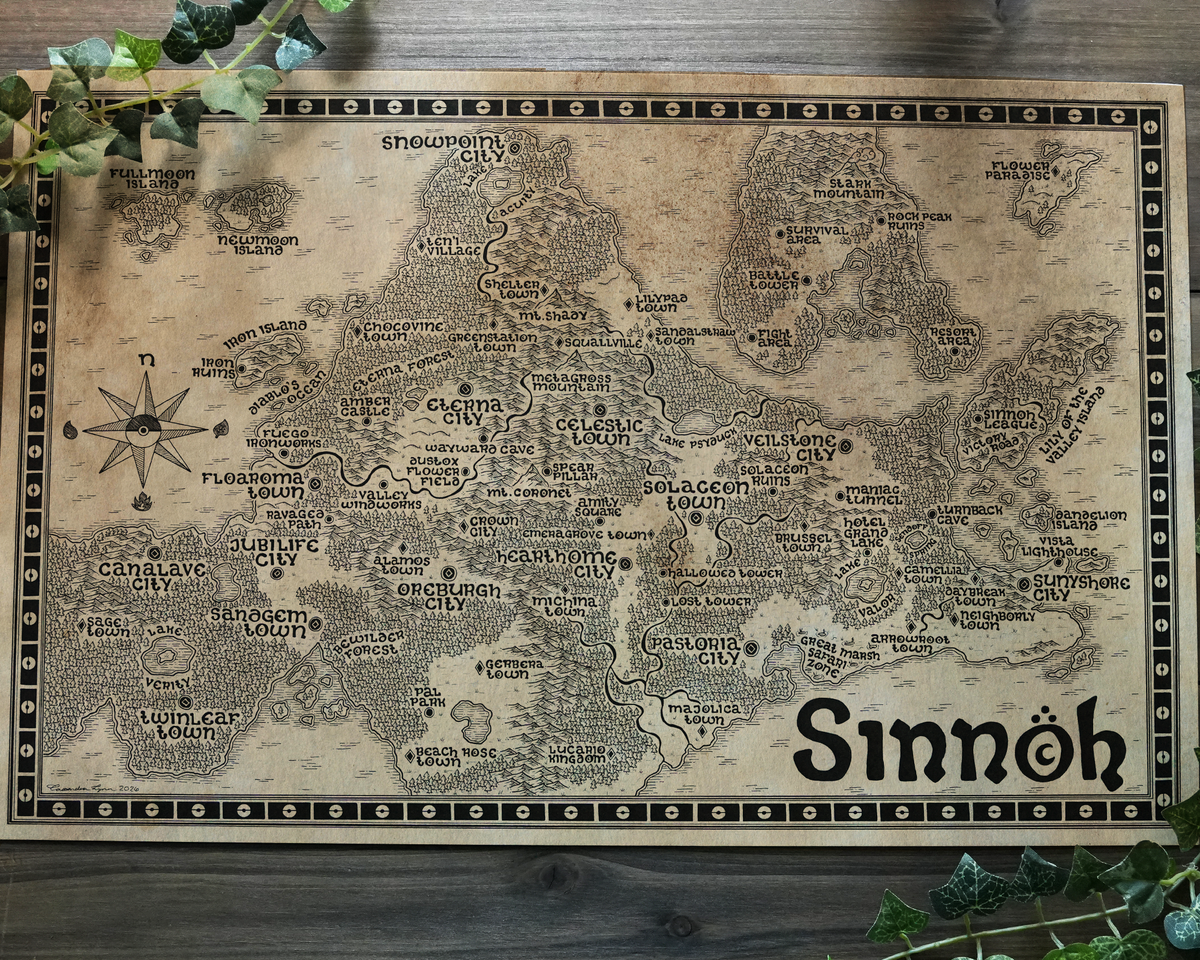 Sinnoh Region Map