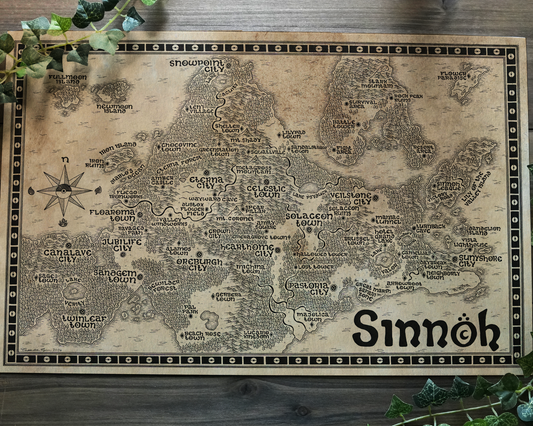 Sinnoh Region Map