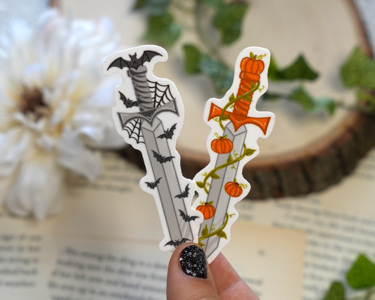 Bat & Pumpkin Sticker Set