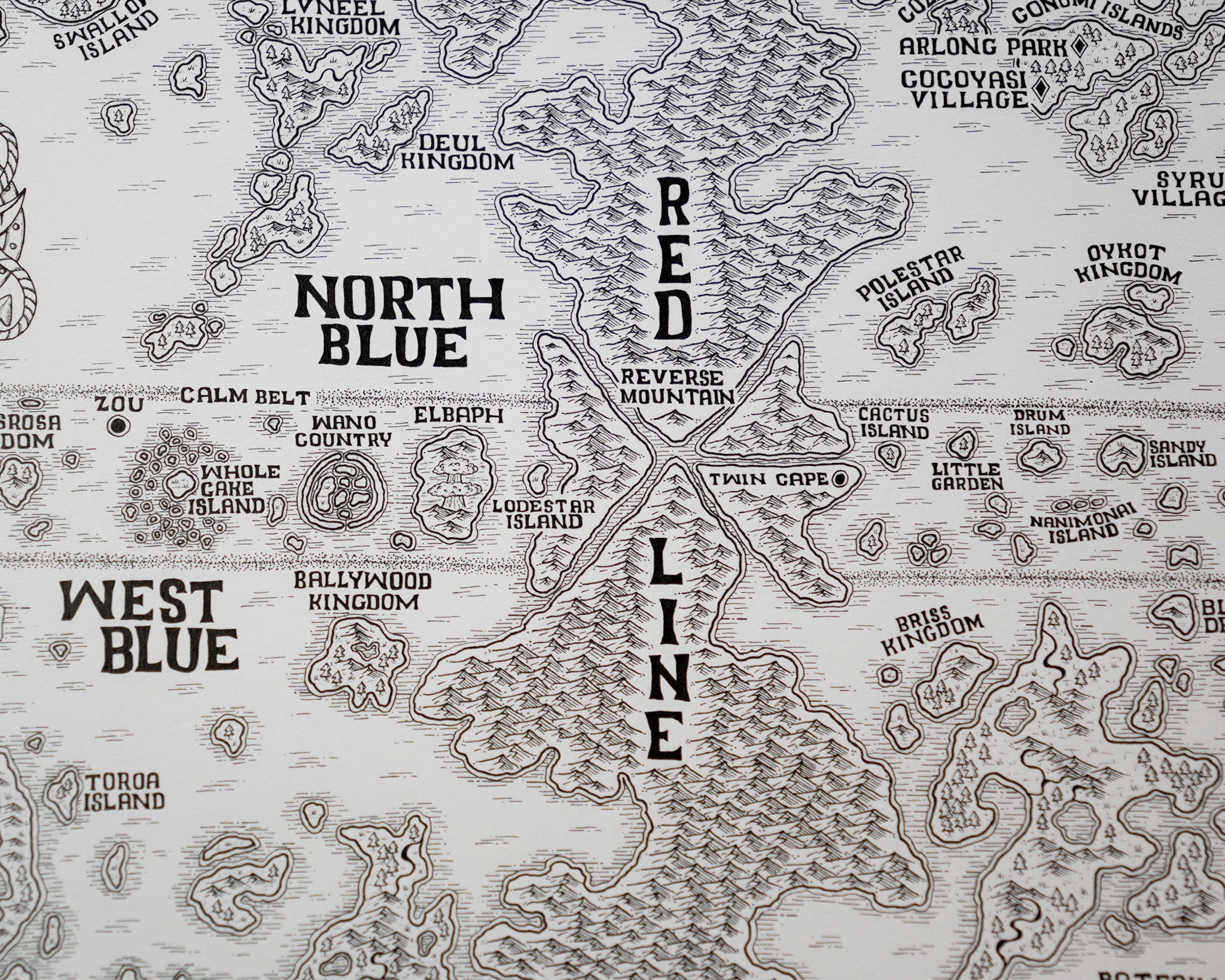 One Piece World Map – Oakleaf Arrow Studios