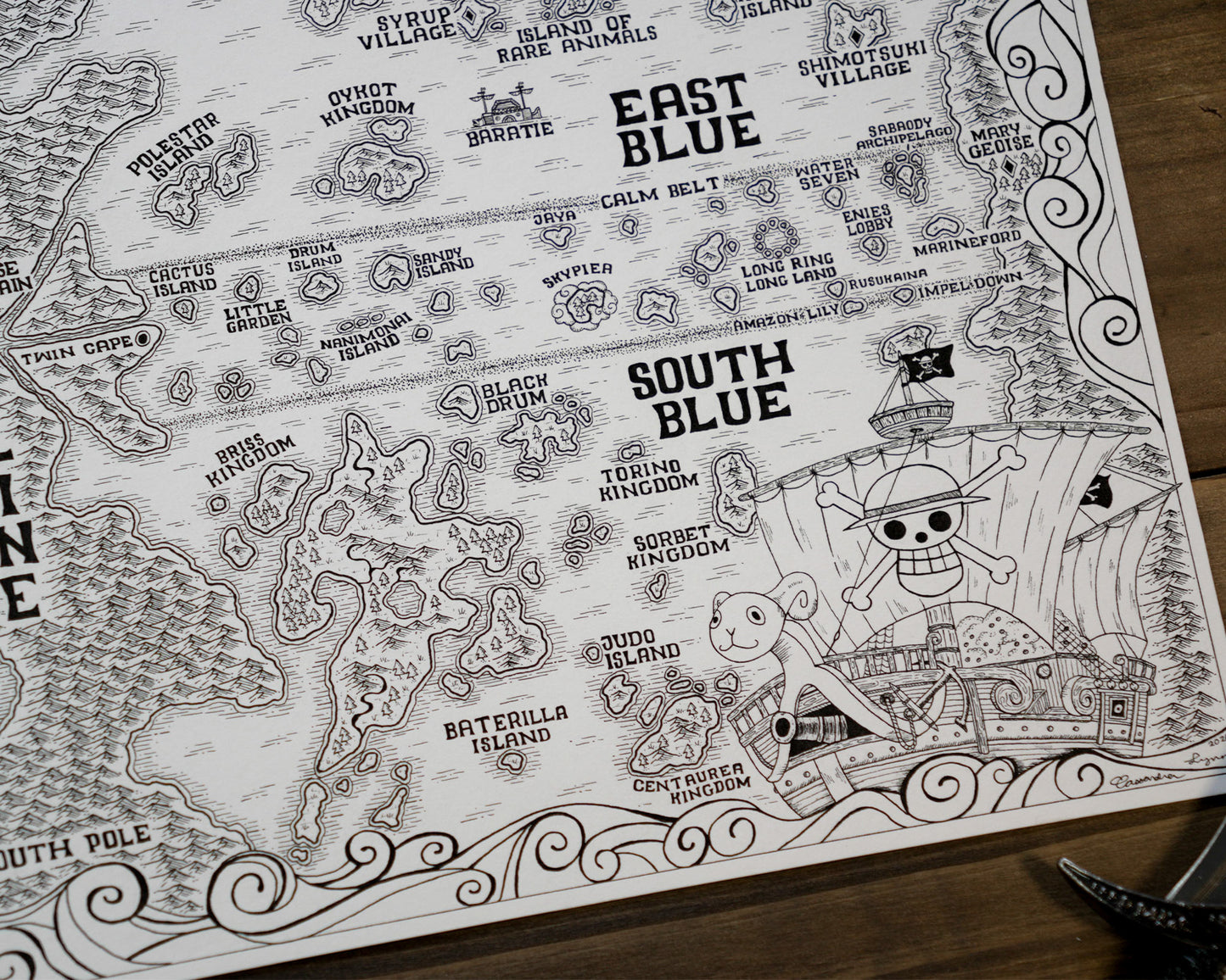 One Piece World Map