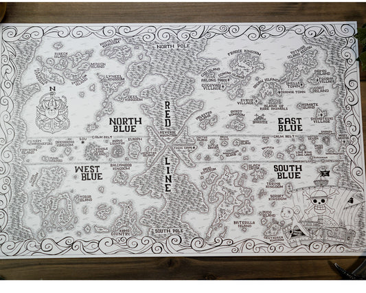 One Piece World Map