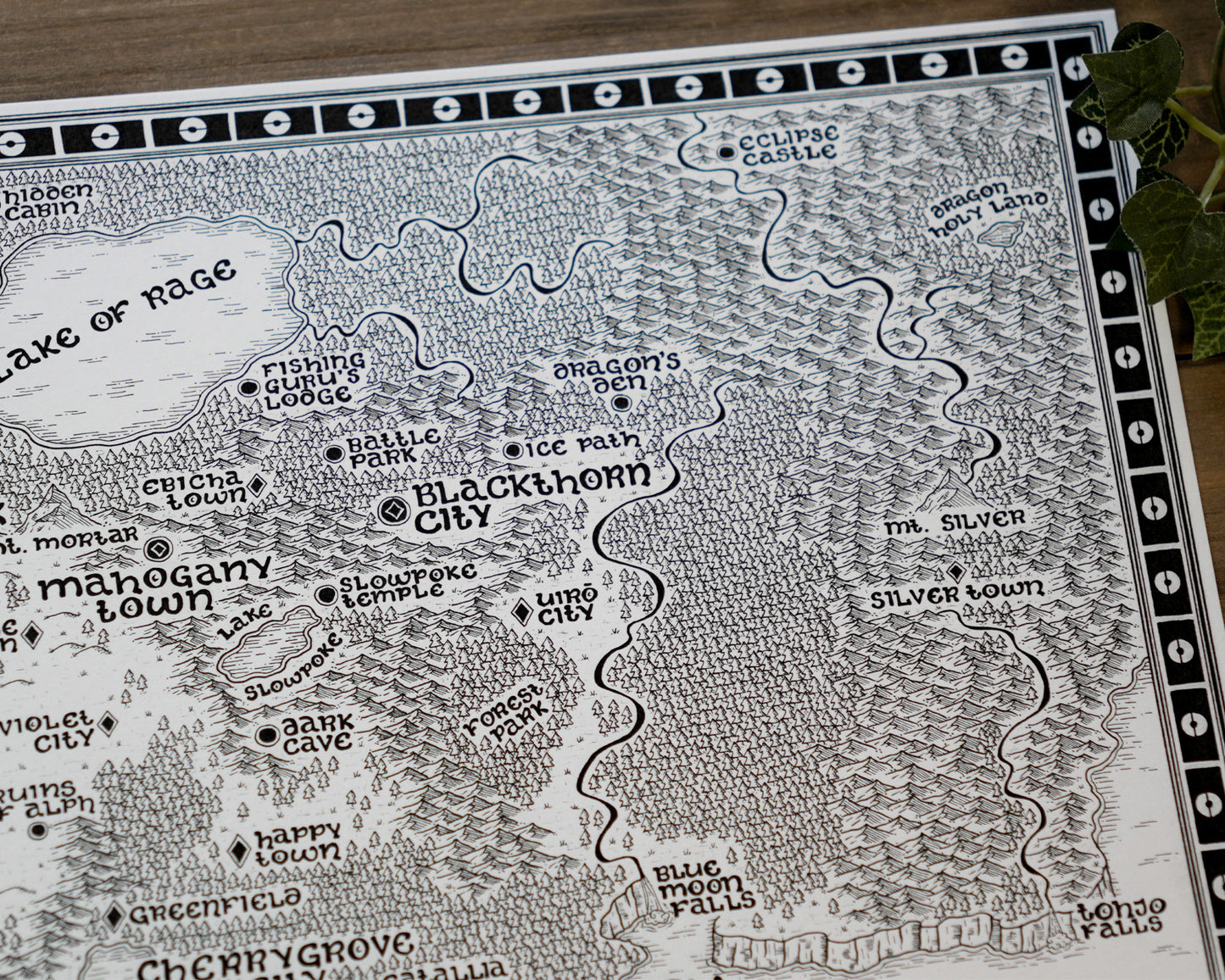 Johto Region Map