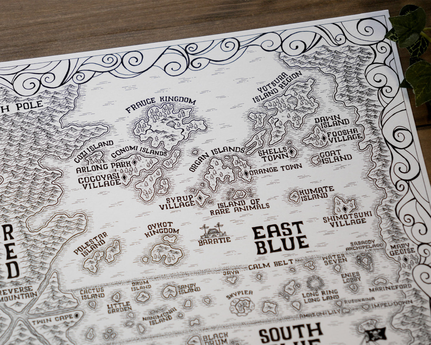 One Piece World Map