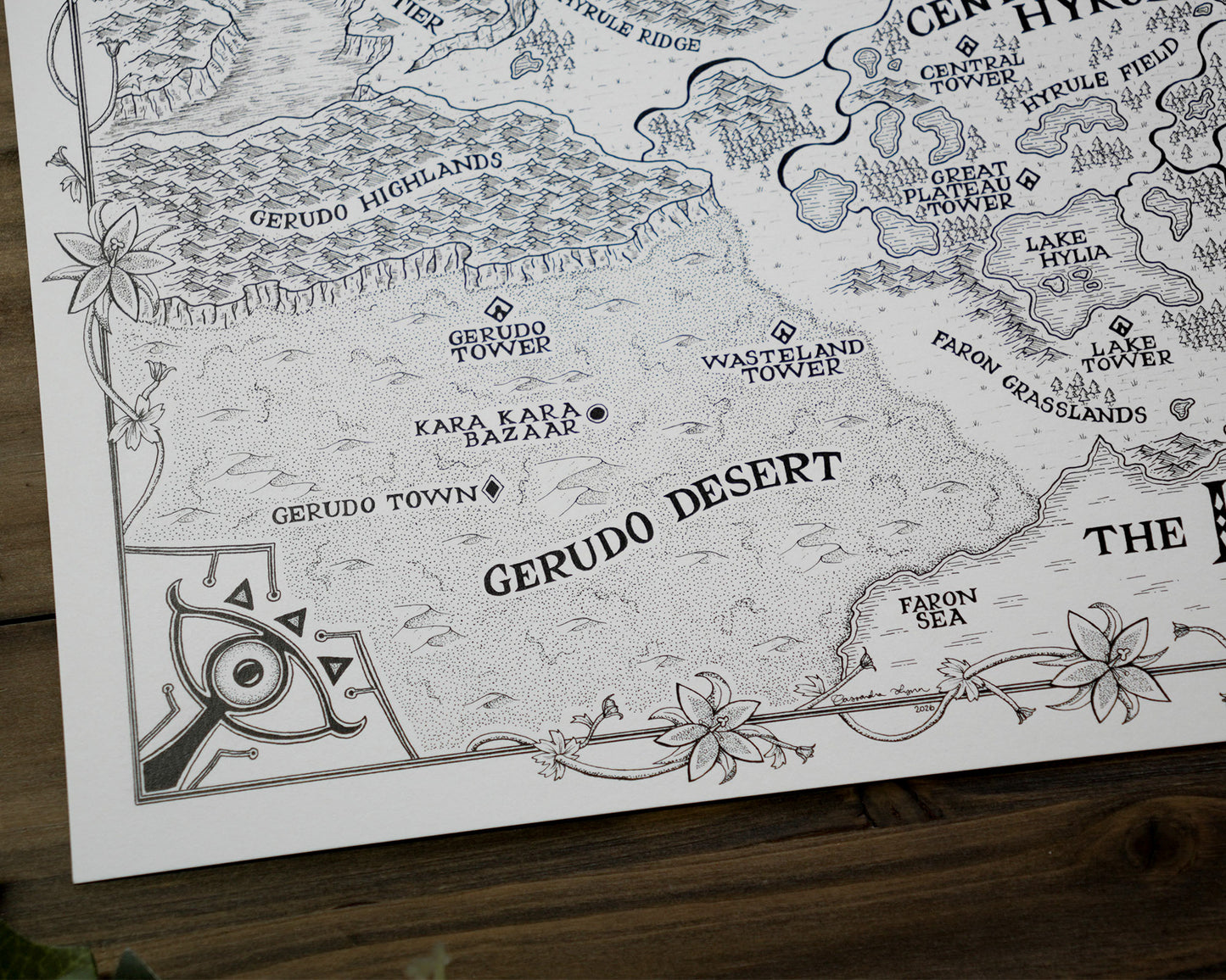 Hyrule Zelda: BOTW World Map