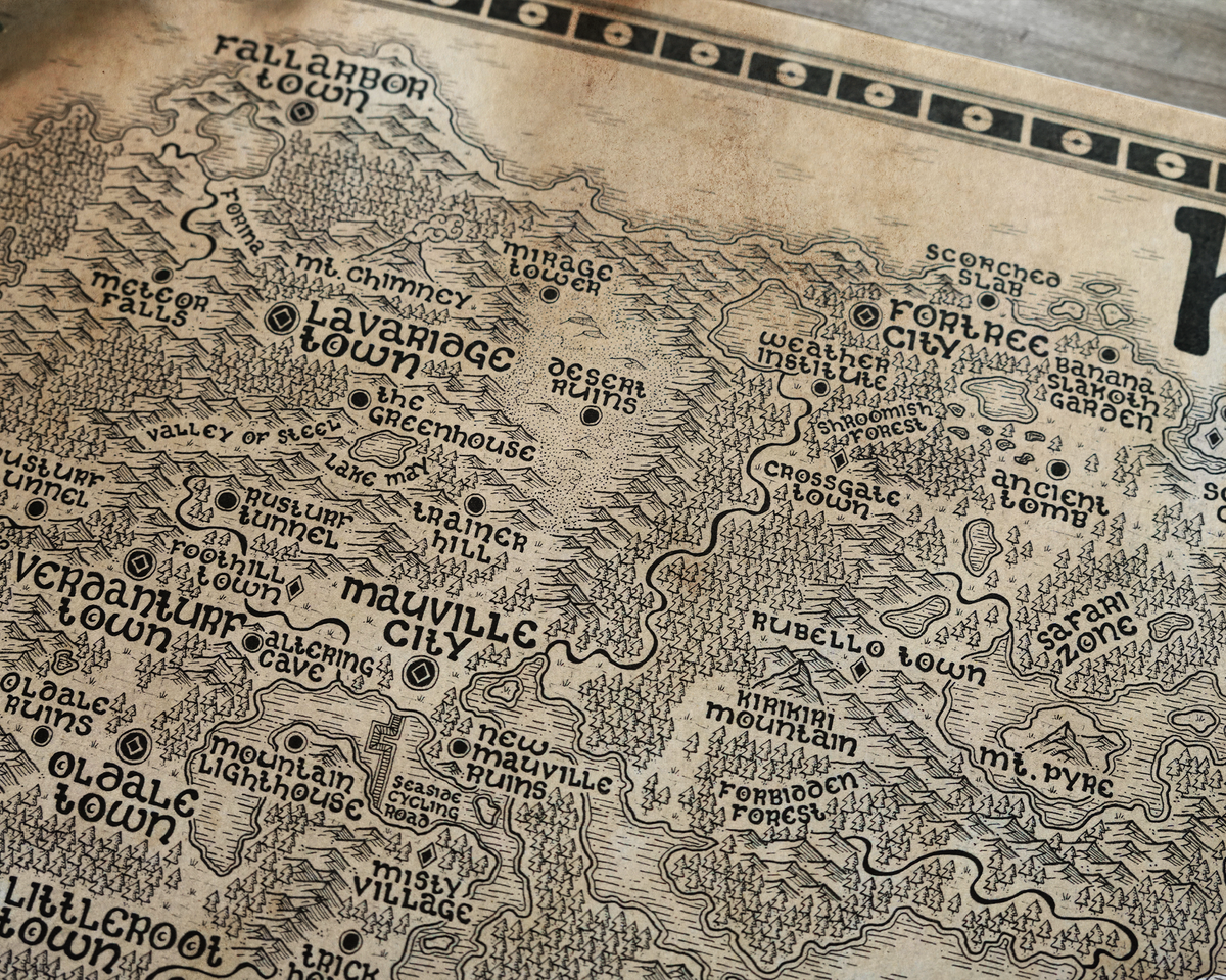 Hoenn Region Map