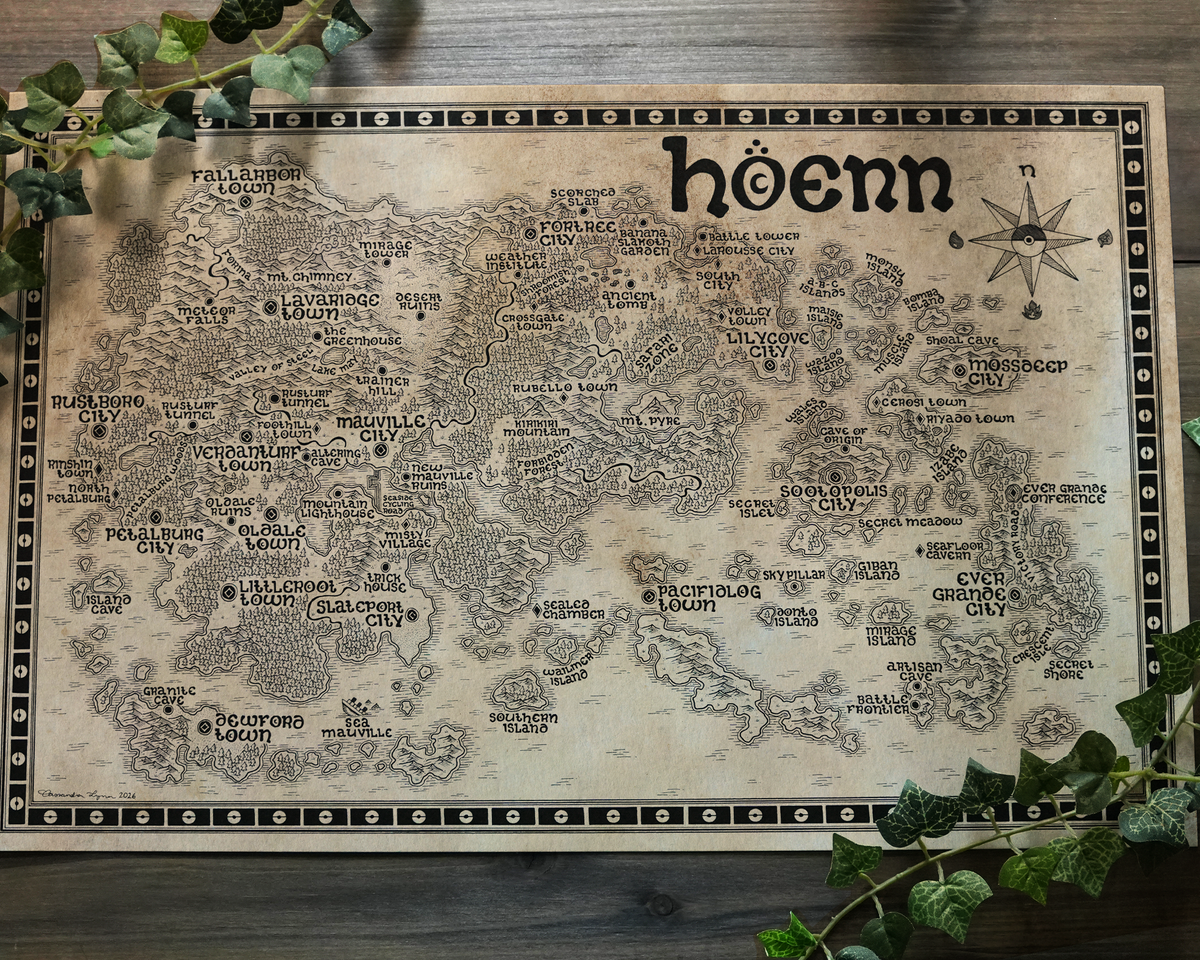 Hoenn Region Map