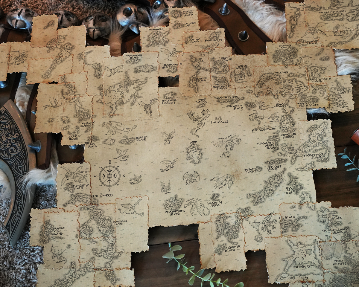 How To Train Your Dragon Map