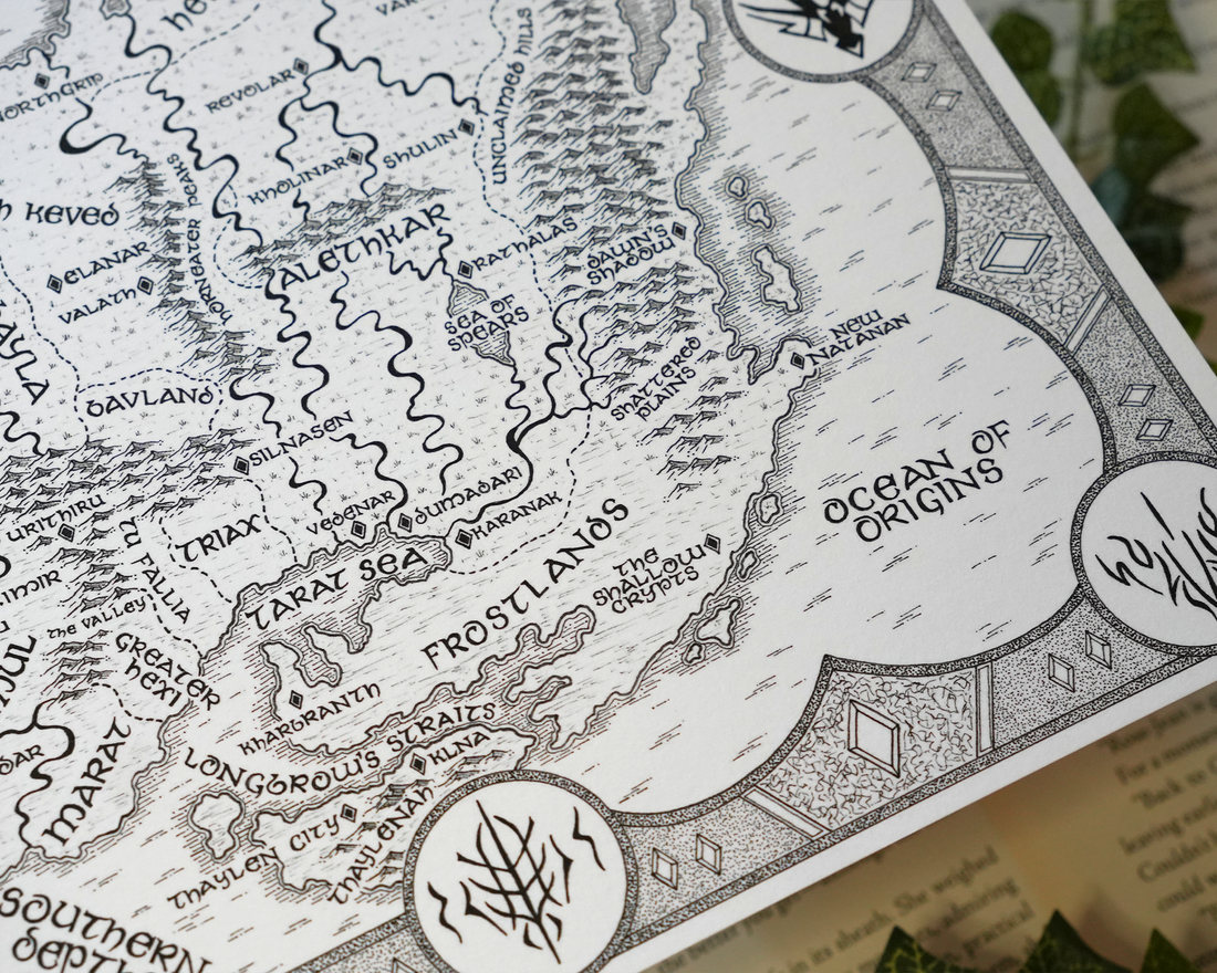 Roshar Map – Oakleaf Arrow Studios