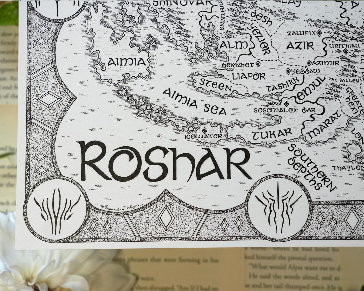 Sabarial Roshar Roshar Map – Oakleaf Arrow Studios