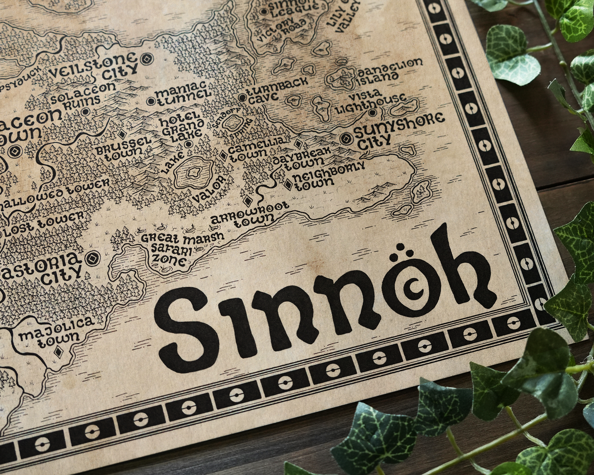 Sinnoh Region Map