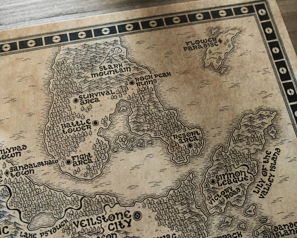 Sinnoh Region Map