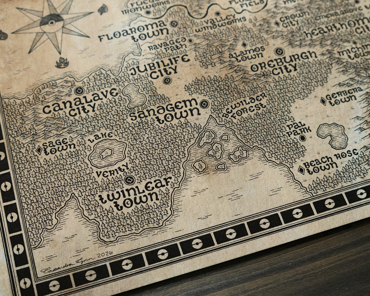 Sinnoh Region Map