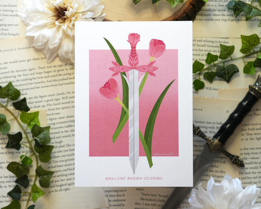 Tulip Sword Print