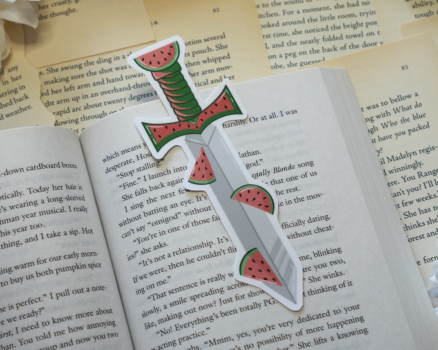 Summer Fruit Sword Bookmarks