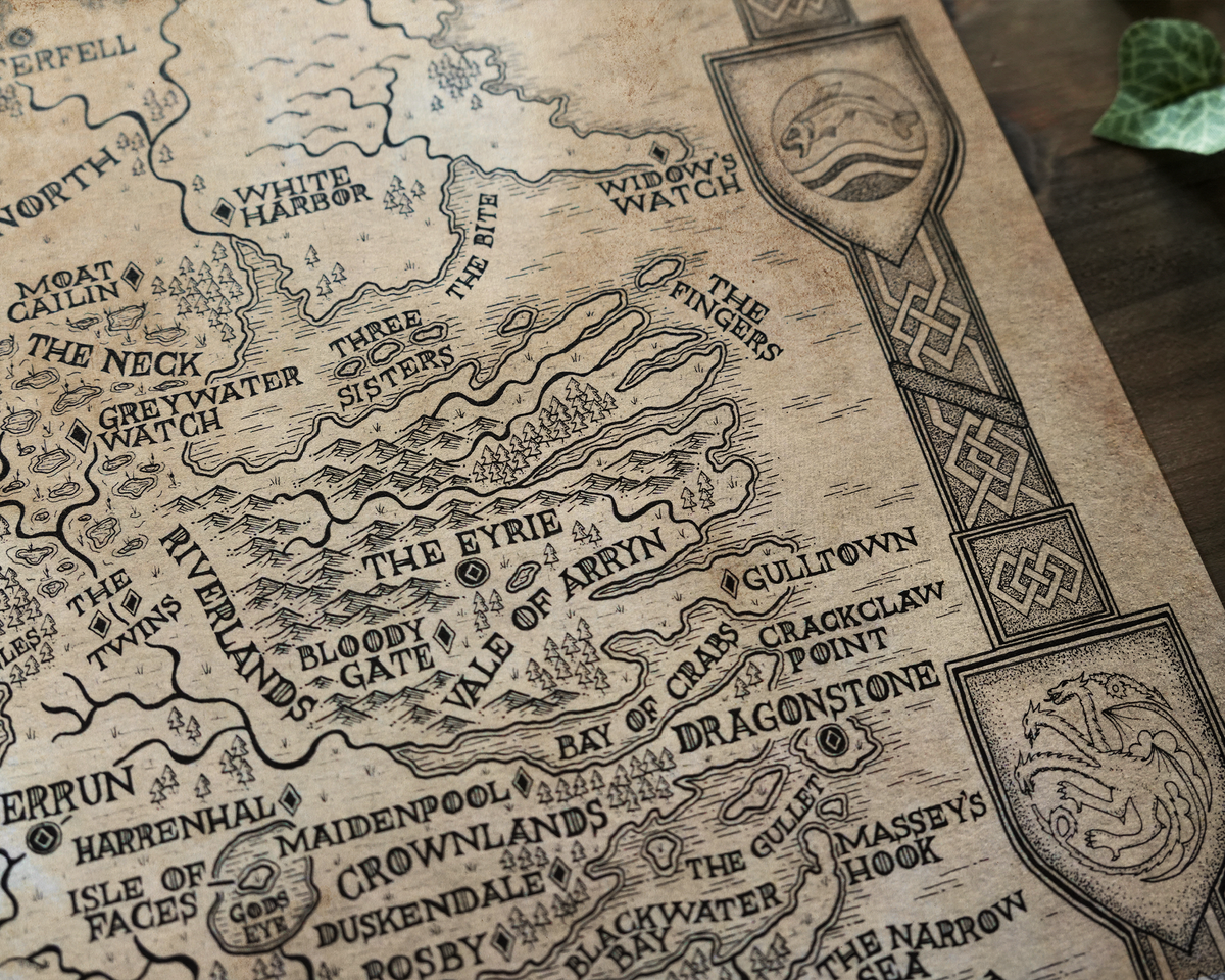 Westeros: Game of Thrones Map