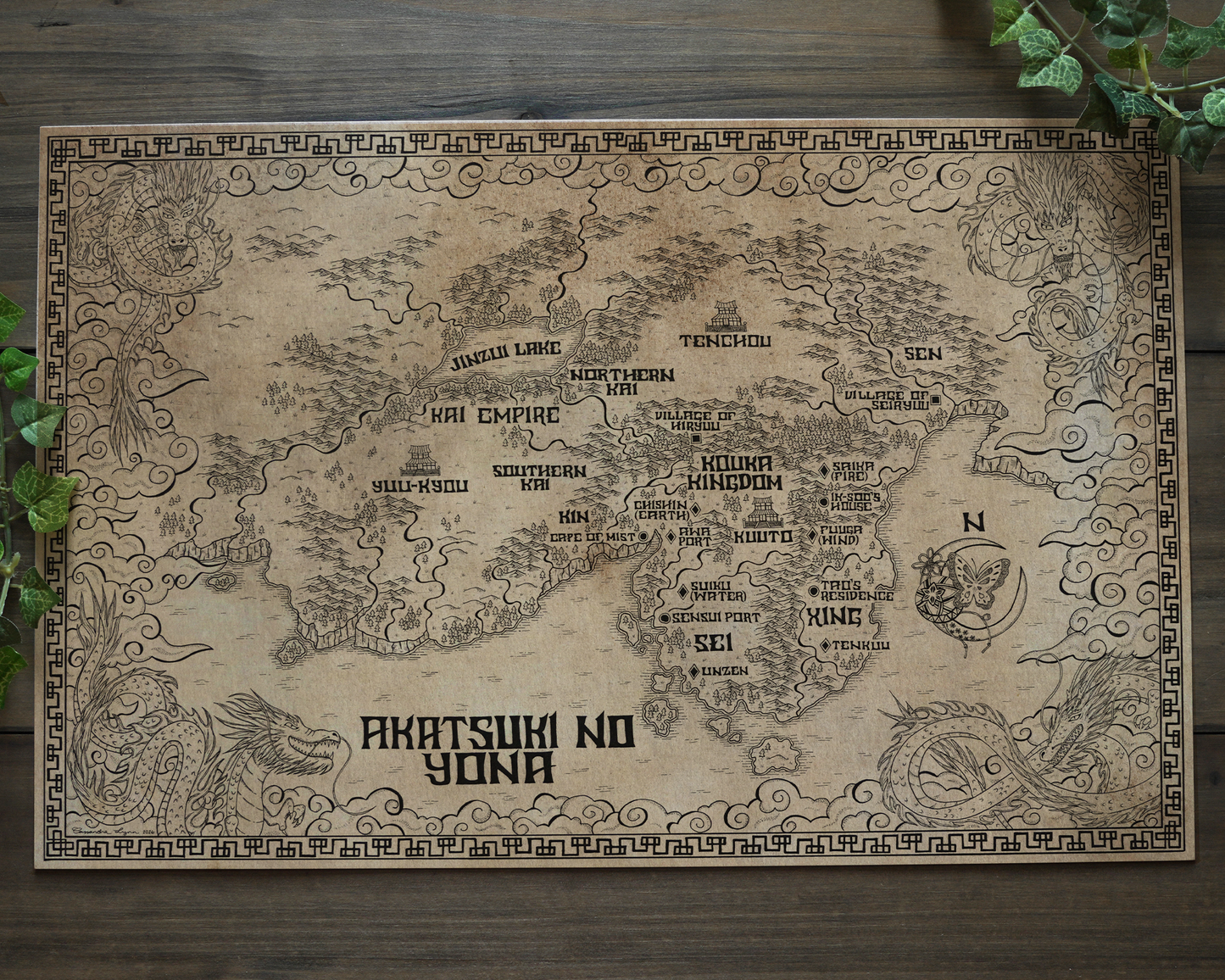 Yona of the Dawn Map