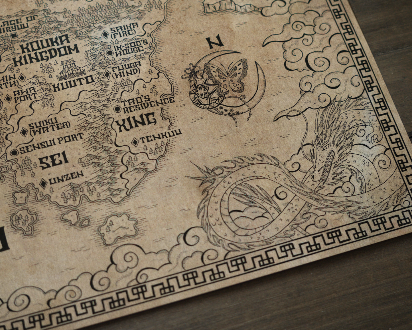 Yona of the Dawn Map